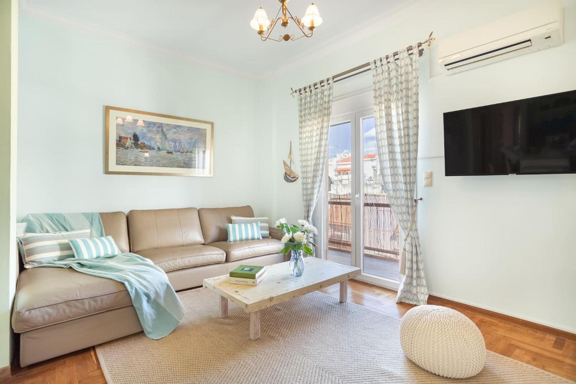 Апартаменти Bright, Calming Retreat With A Balcony Near Metro! Афіни Екстер'єр фото